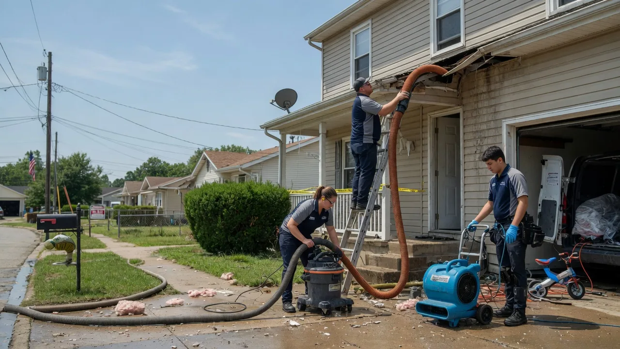 Water Damage Restoration in Cordova, IL near me